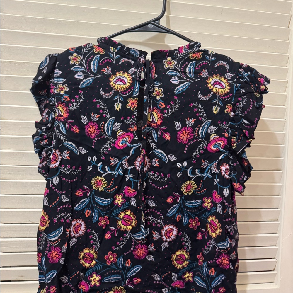 Xhilaration Multicolor Floral Blouse NWT - Picture 12 of 13